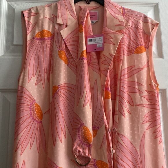 KATE SPADE Falling Flower Jacquard Dress - Picture 6 of 7